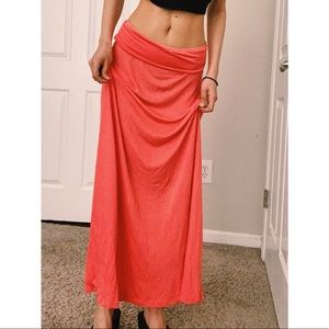 Free People Convertible Coral Skirt/Dress